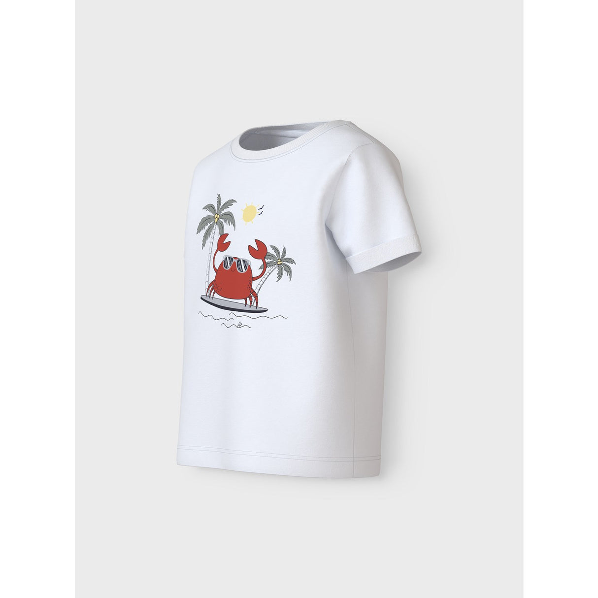 Name It Bright White Crab Surf Vux T-Shirt