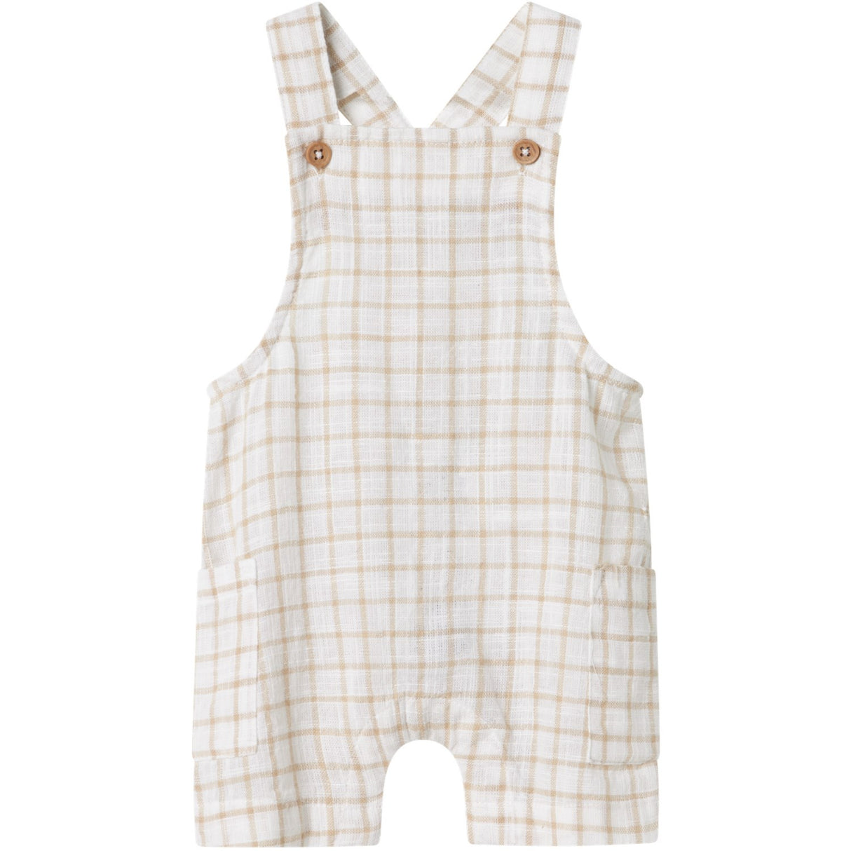 Name It Bright White Halom Kort Overall