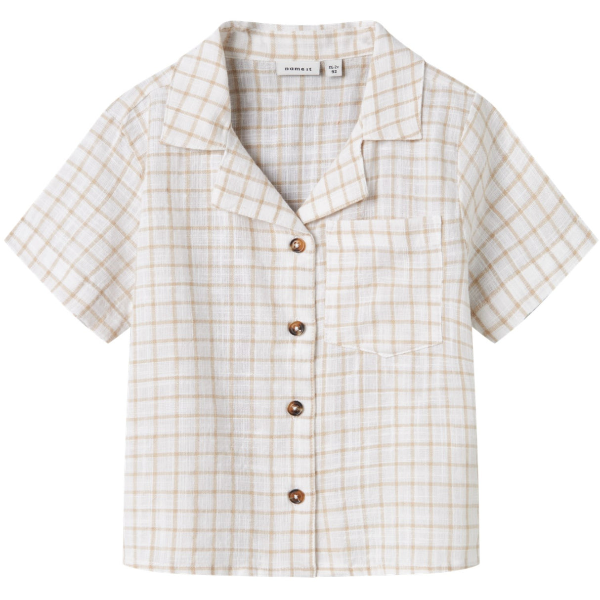 Name It Bright White Halom Regular Skjorta