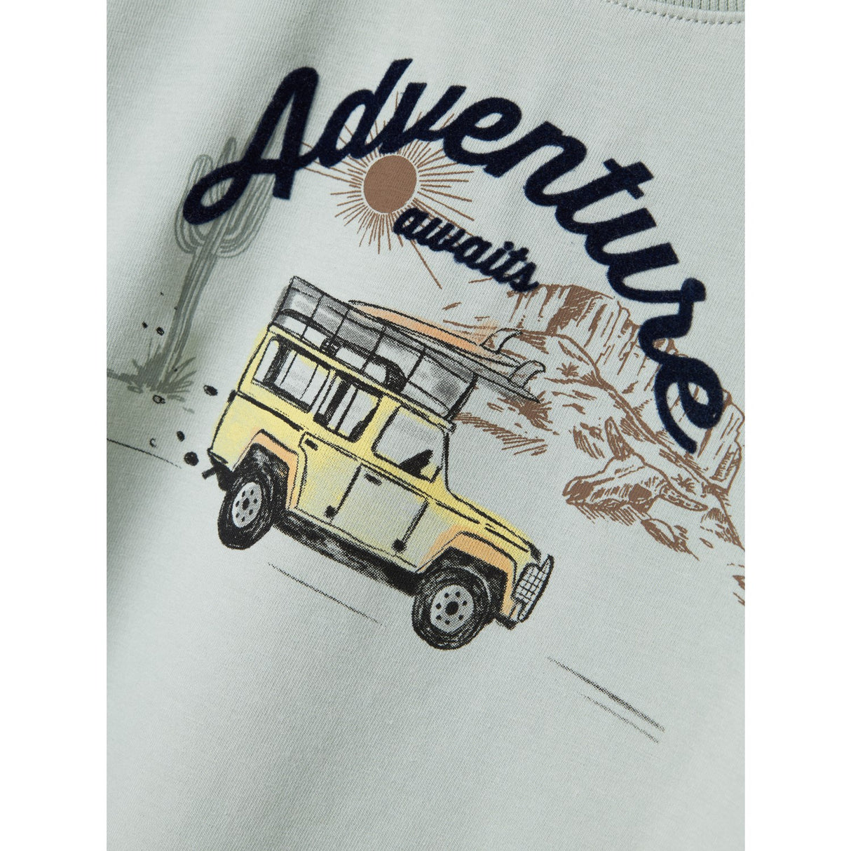 Name It Aqua Gray Hako Regular Blus