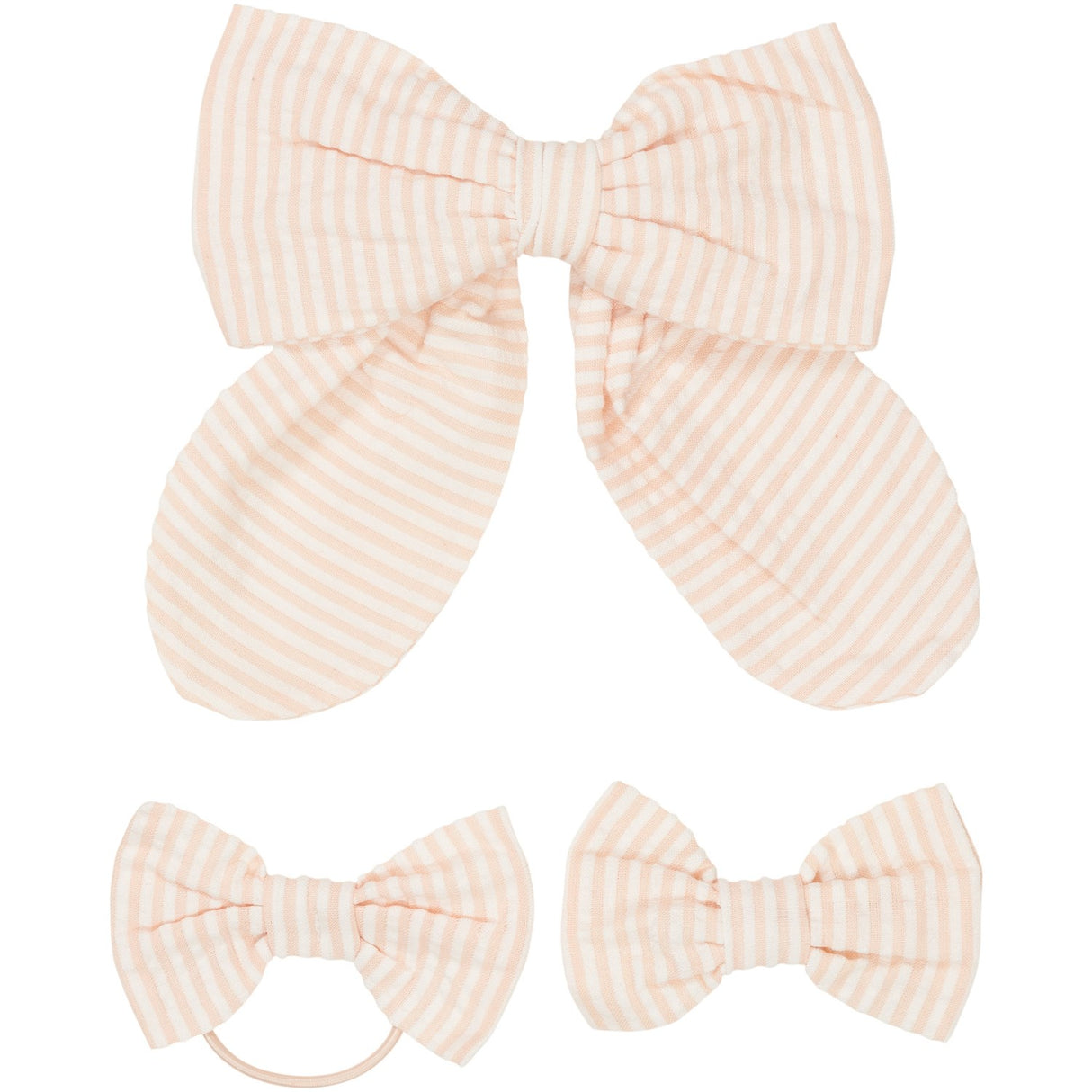 COPENHAGEN COLORS Dusty Rose W Cream Stripe 3-Pack Seersucker Tillbehör