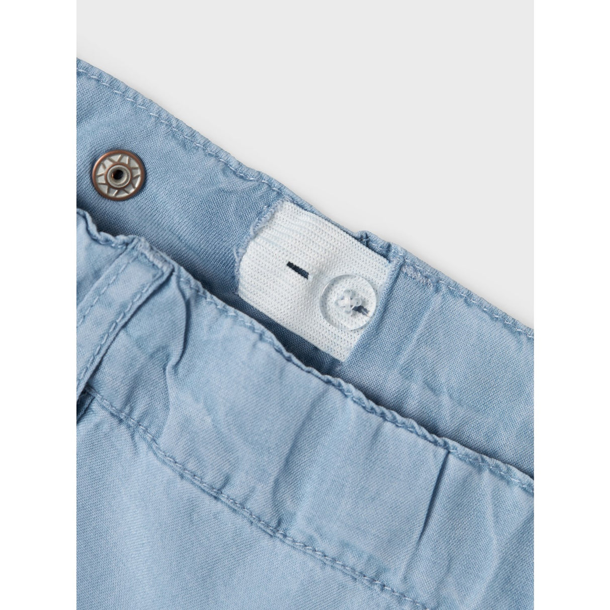 Name It Light Blue Denim Rose Wide Jeans