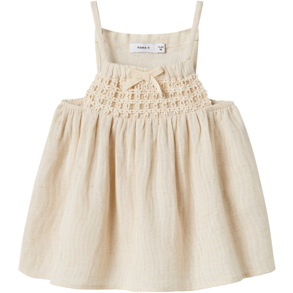 Name It Bleached Sand Jatti Rem Topp