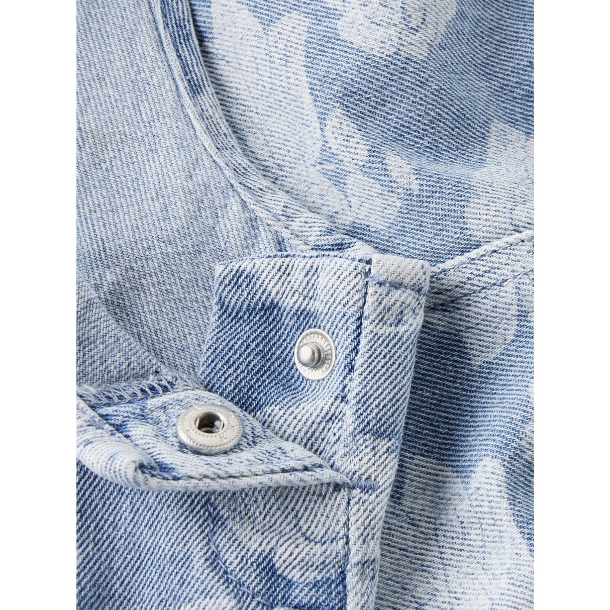 Name It Light Blue Denim Silla Denim Spencer Klänning