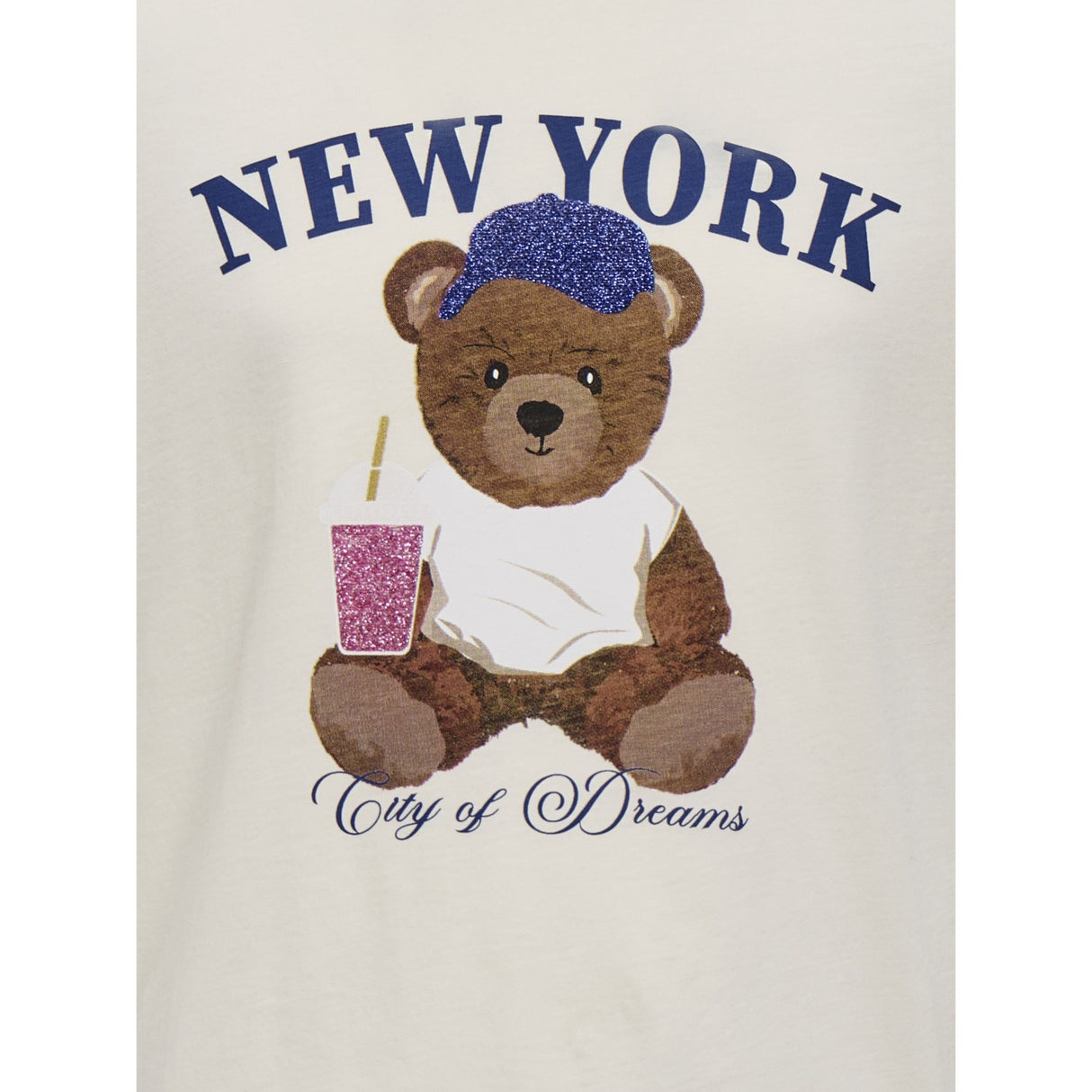 kids ONLY Cloud Dancer New York Rosa Regular T-Shirt