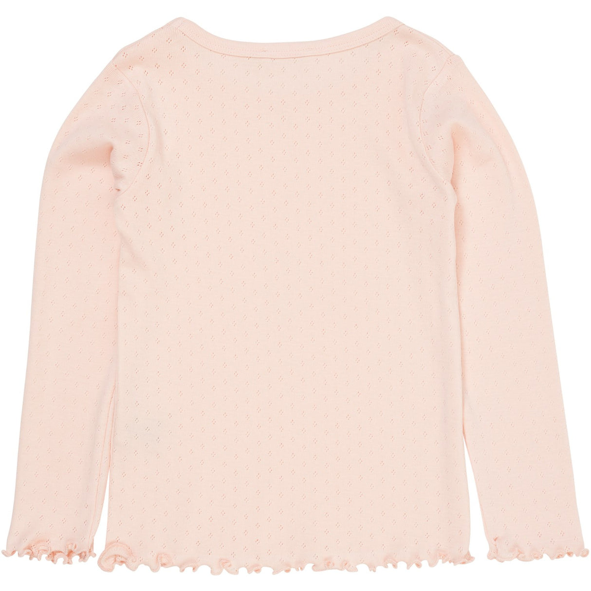 COPENHAGEN COLORS Dusty Rose Summer Pointelle Ls Tee