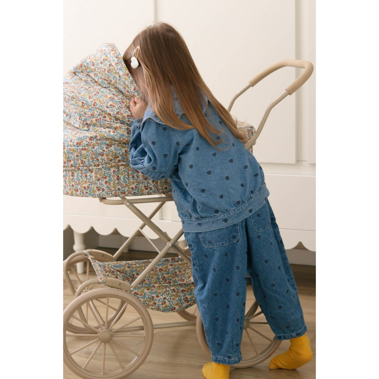 Fliink Ljus Denim Blue Donna Denim Bomberjacka