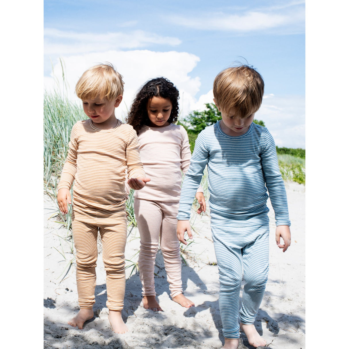 Serendipity Azur/Ecru Slim Blus Stripe