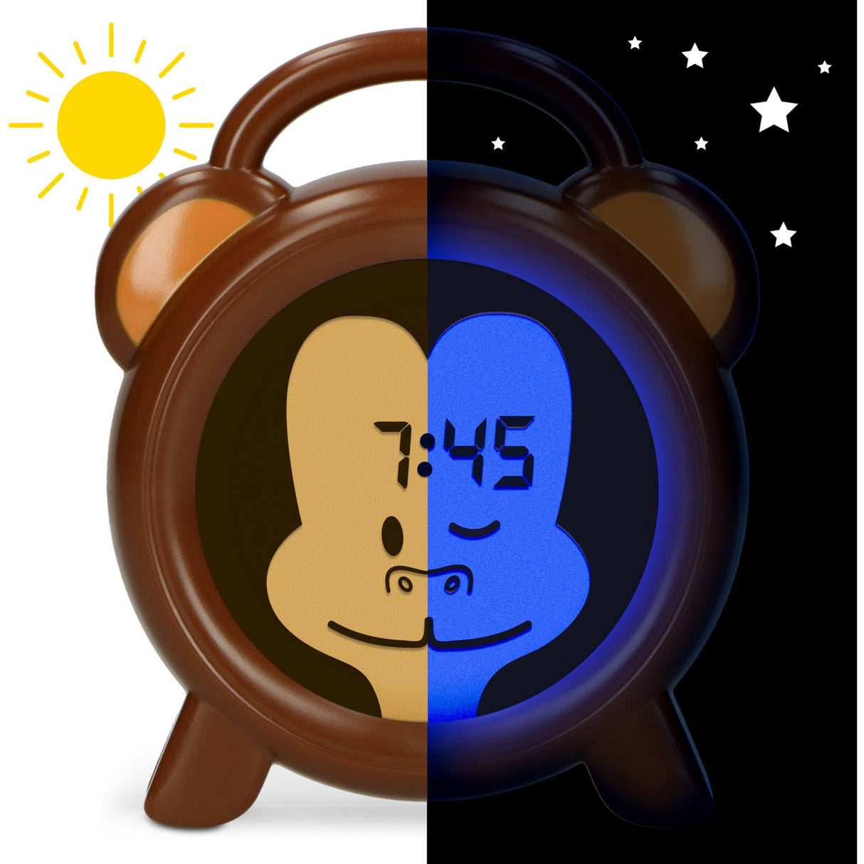 Alecto Monkey Sleep Trainer, Night Light Och Alarm Clock