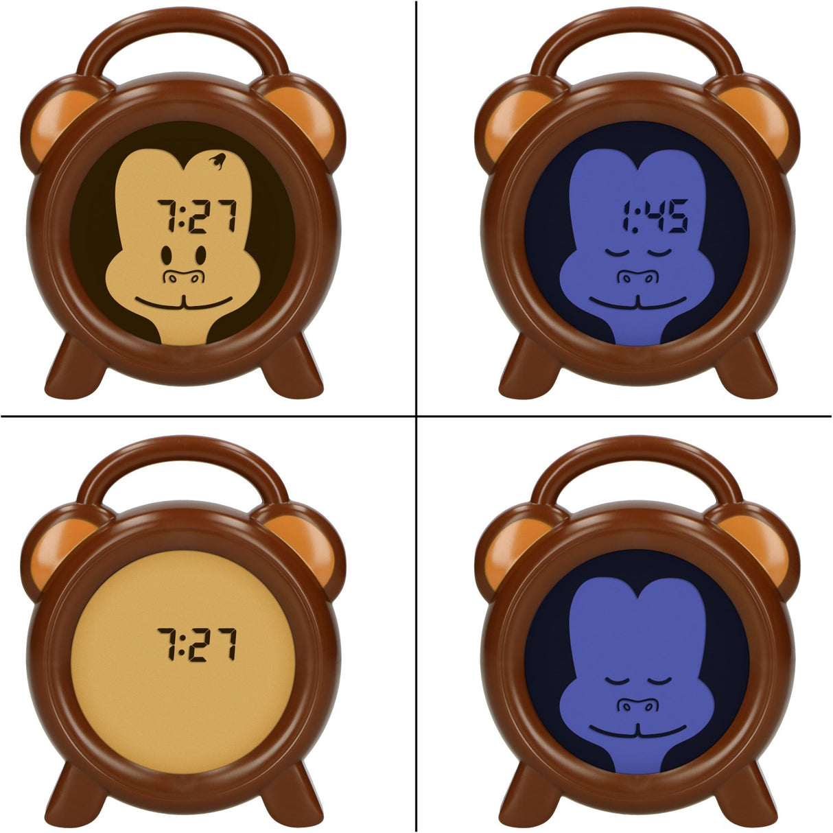 Alecto Monkey Sleep Trainer, Night Light Och Alarm Clock