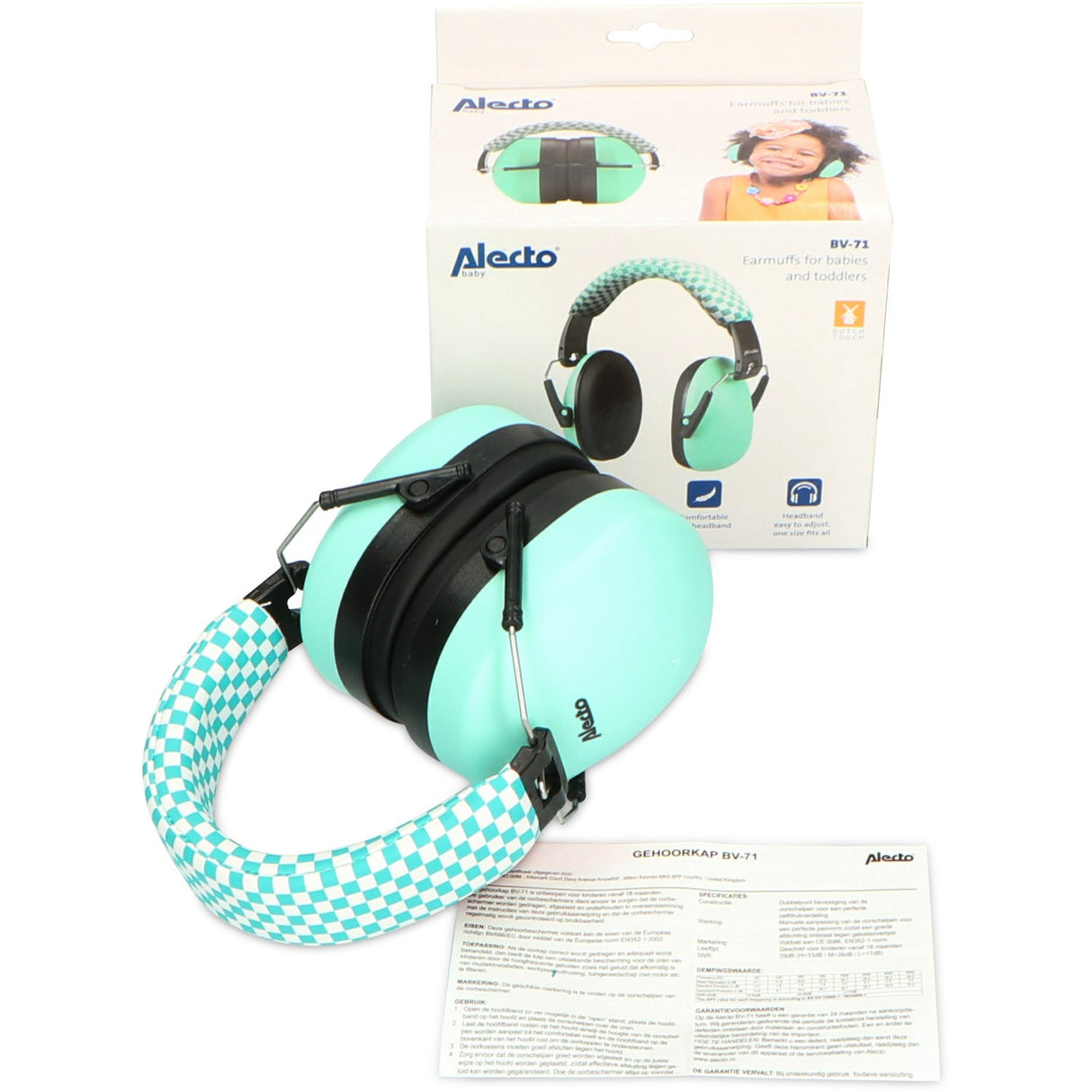 Alecto Green Earmuffs For Babies Och Toddlers
