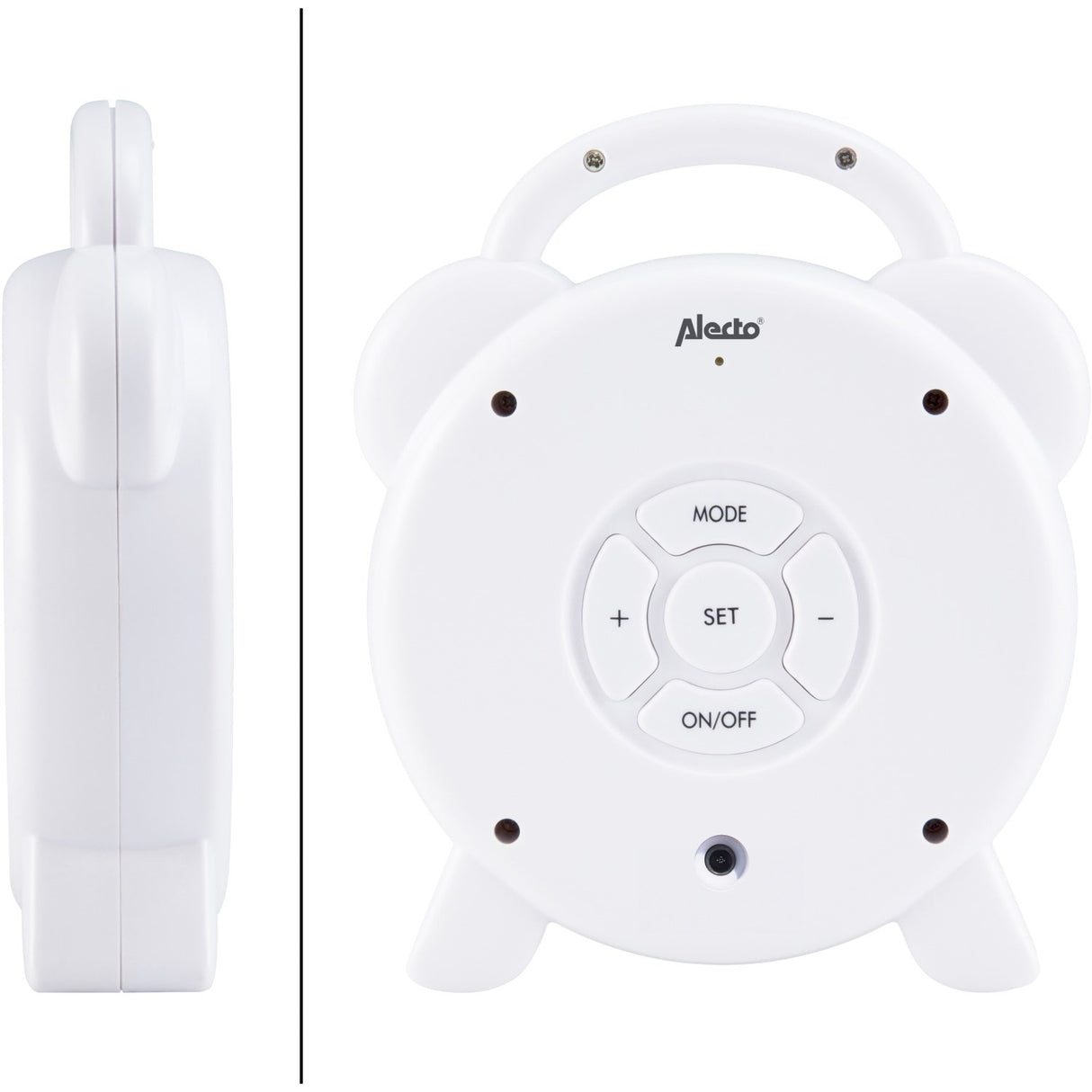 Alecto White Sleep Trainer, Night Light Och Alarm Clock