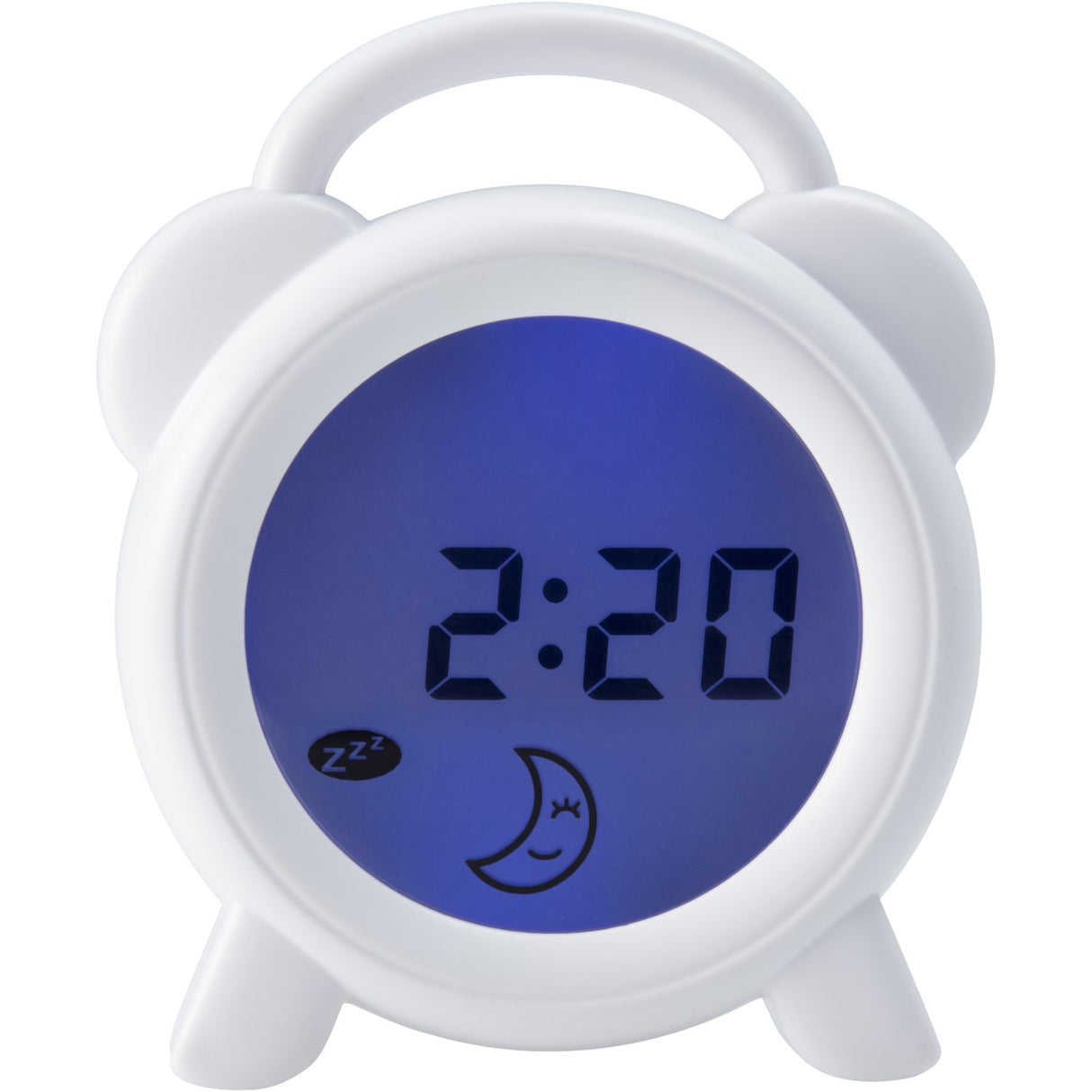 Alecto White Sleep Trainer, Night Light Och Alarm Clock