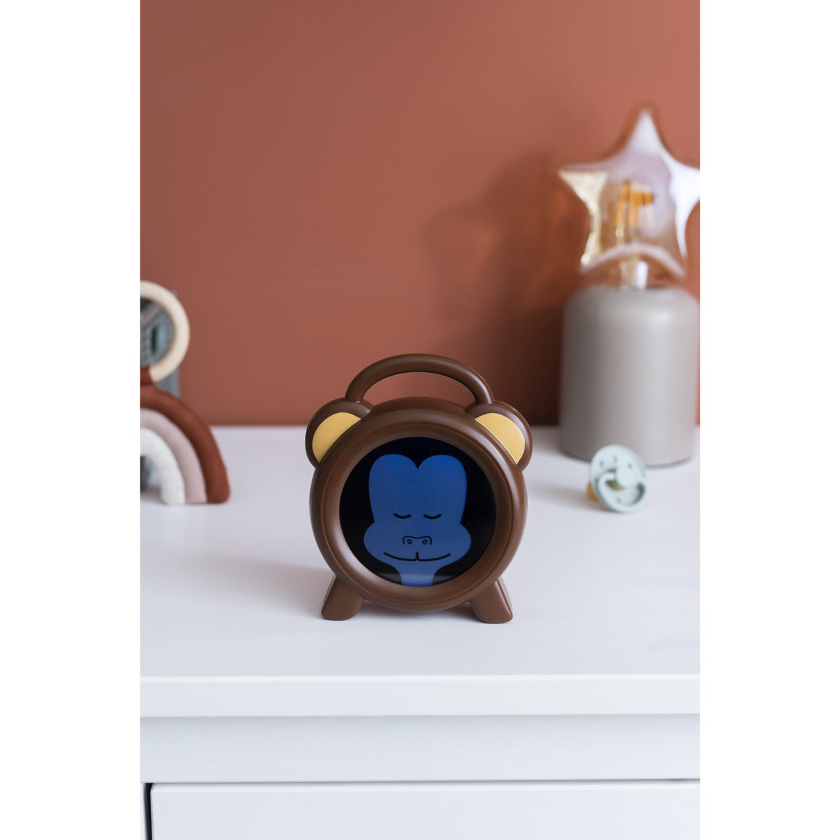 Alecto Monkey Sleep Trainer, Night Light Och Alarm Clock