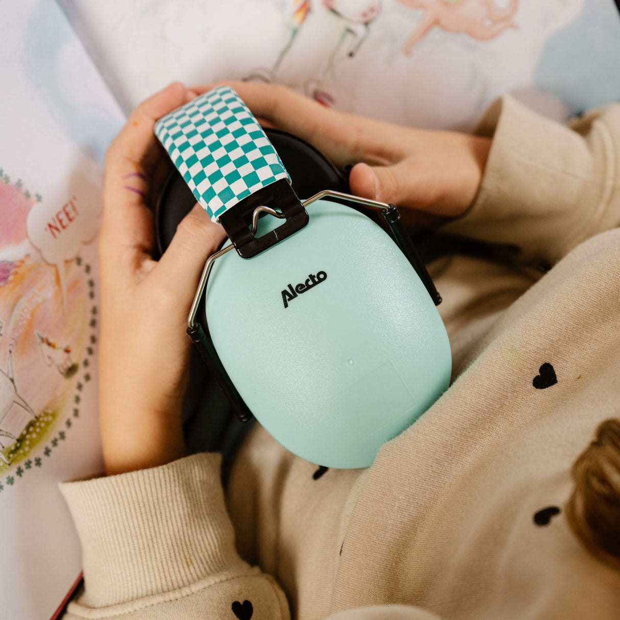 Alecto Green Earmuffs For Babies Och Toddlers