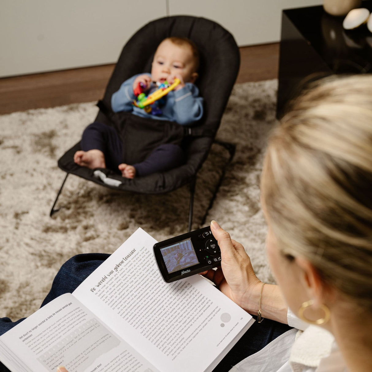 Alecto Baby Monitor Med 2,4 Inch Camera