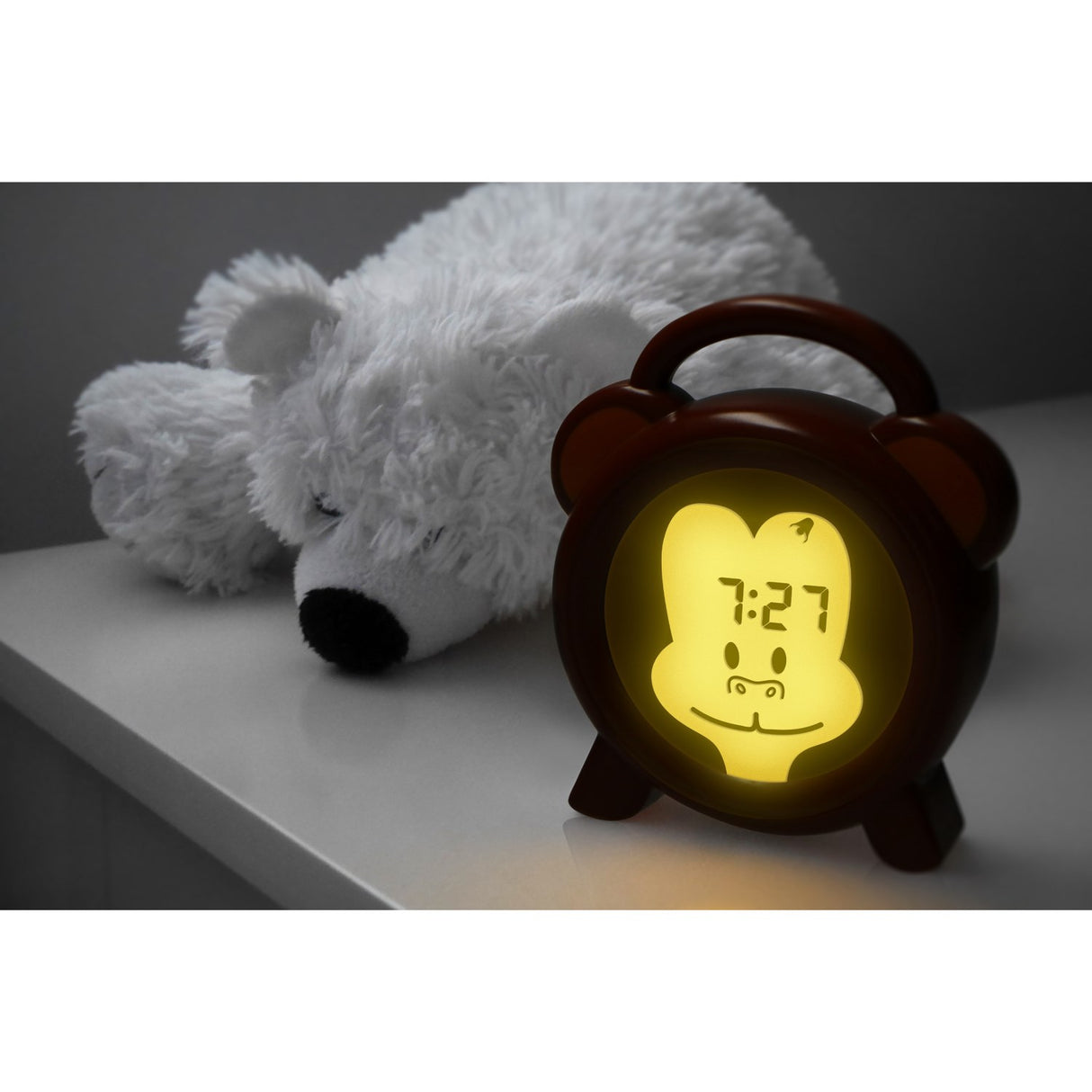 Alecto Monkey Sleep Trainer, Night Light Och Alarm Clock
