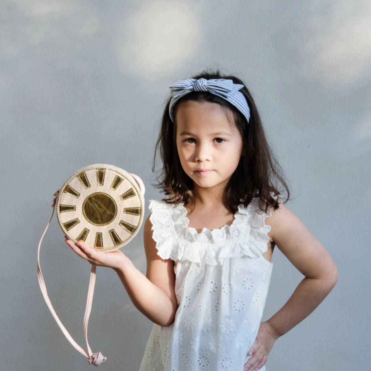 Mimi & Lula Hårband - Stripe Rosett vid havet Amalfi