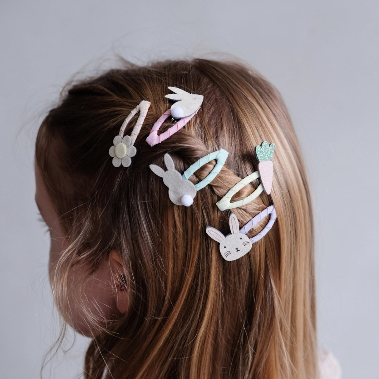 Mimi & Lula 5 Hårklämmor - Mini Påskhare