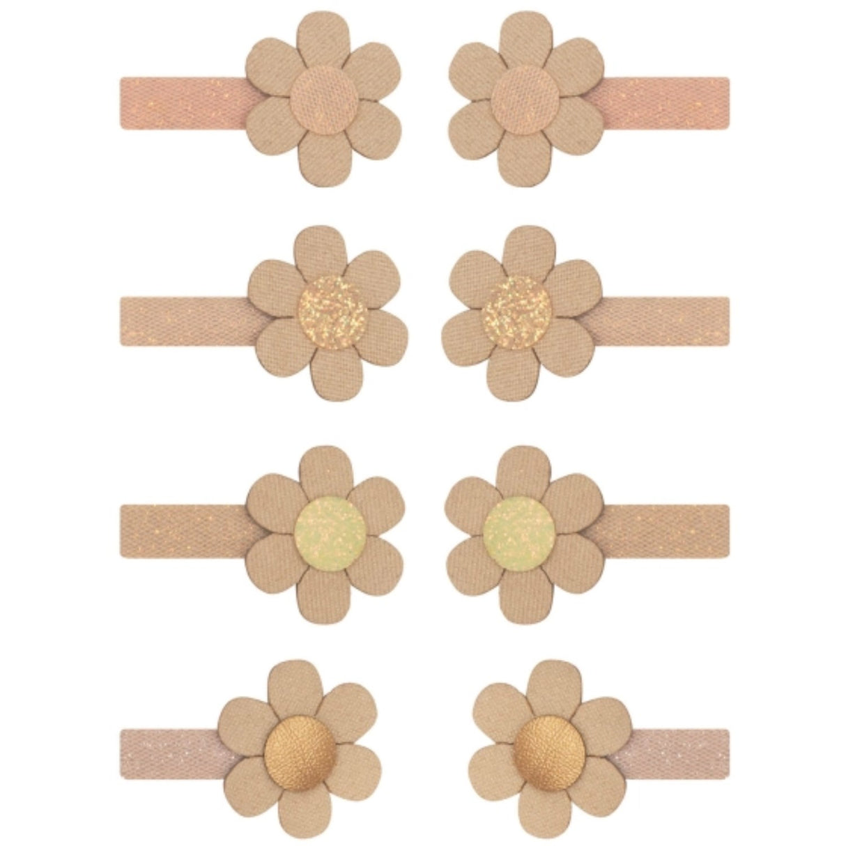 Mimi & Lula 8 Hårklämmor - Mini Daisy Spring Magic