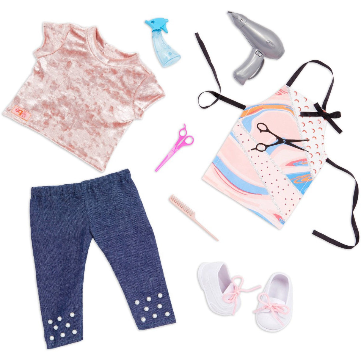 Our Generation Deluxe Dockkläder Frisør