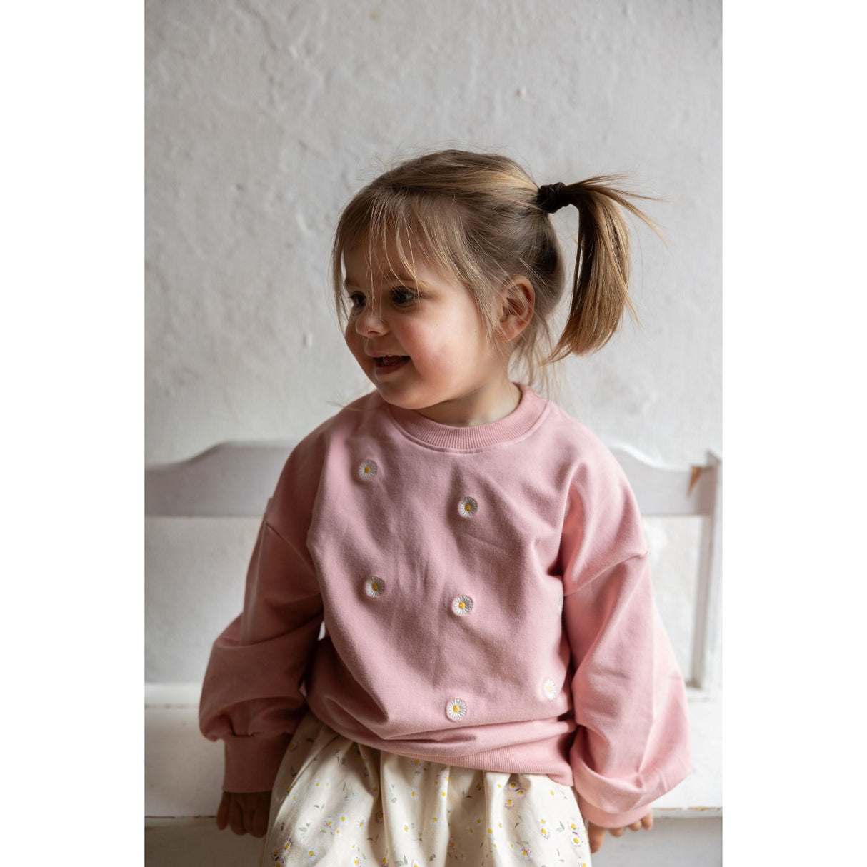 Petit Piao Bright Rose Sweatshirt Haw