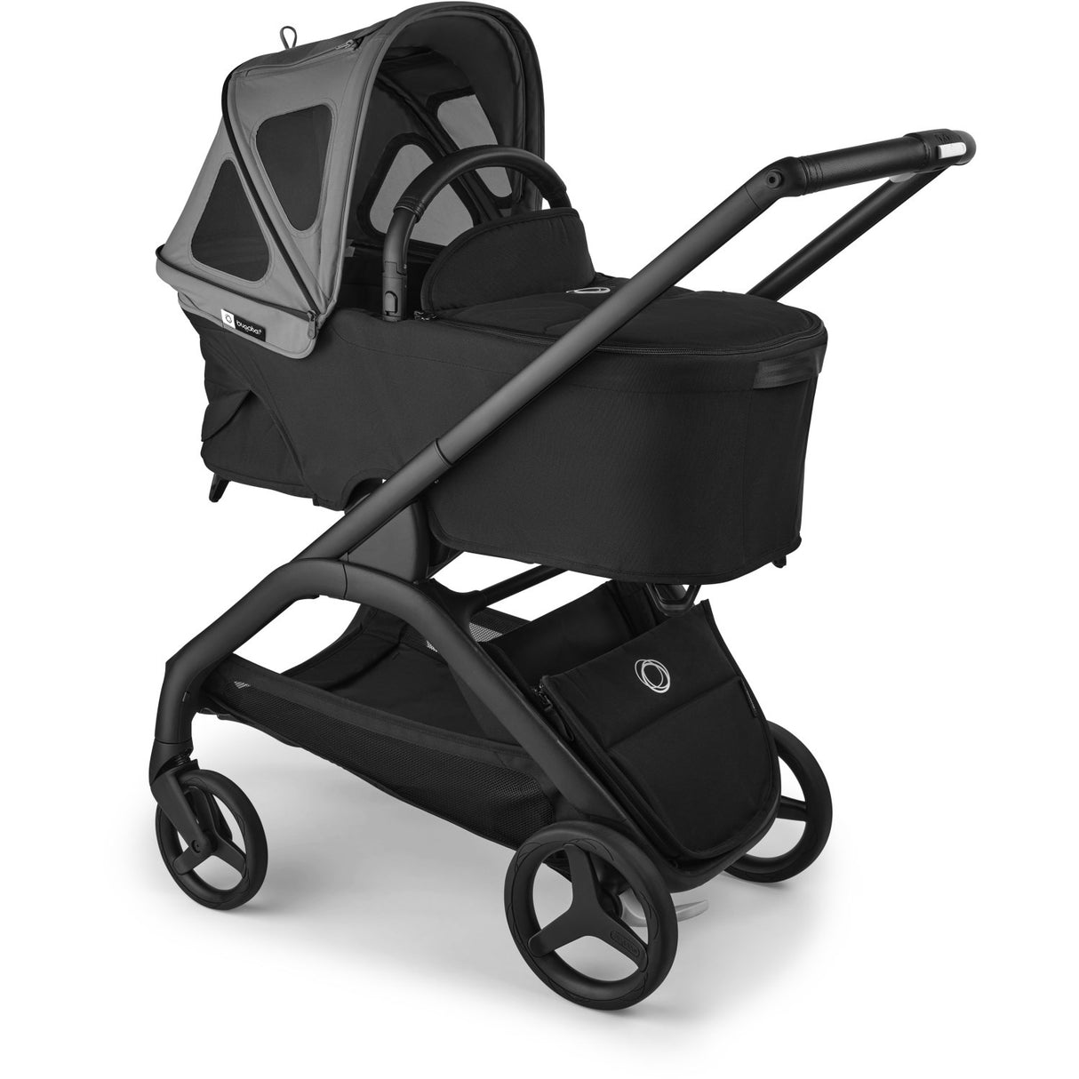 Bugaboo Dragonfly Breezy Sun Canopy Moon Grey