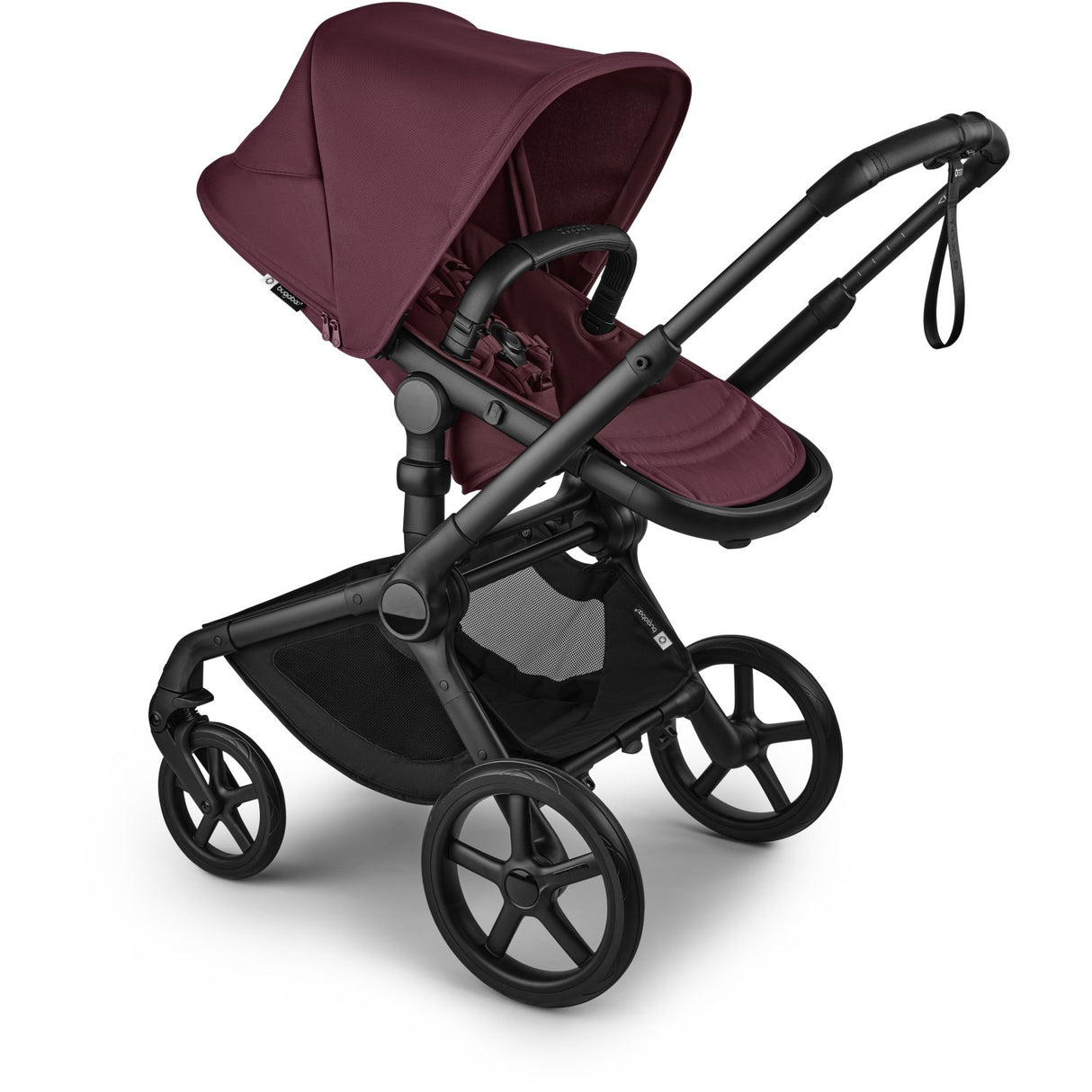 Bugaboo Fox 5 Renew Complete Black/Dark Cherry-Dark Cherry