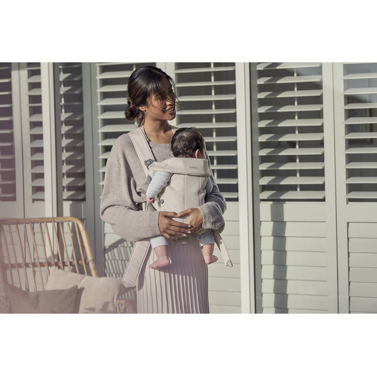 BabyBjörn Light Beige Bärsele Mini