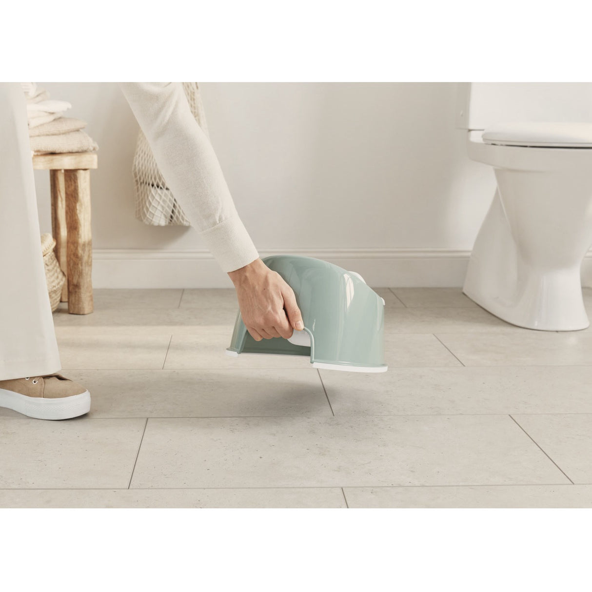 BabyBjörn Grey Green/White Smart Potta