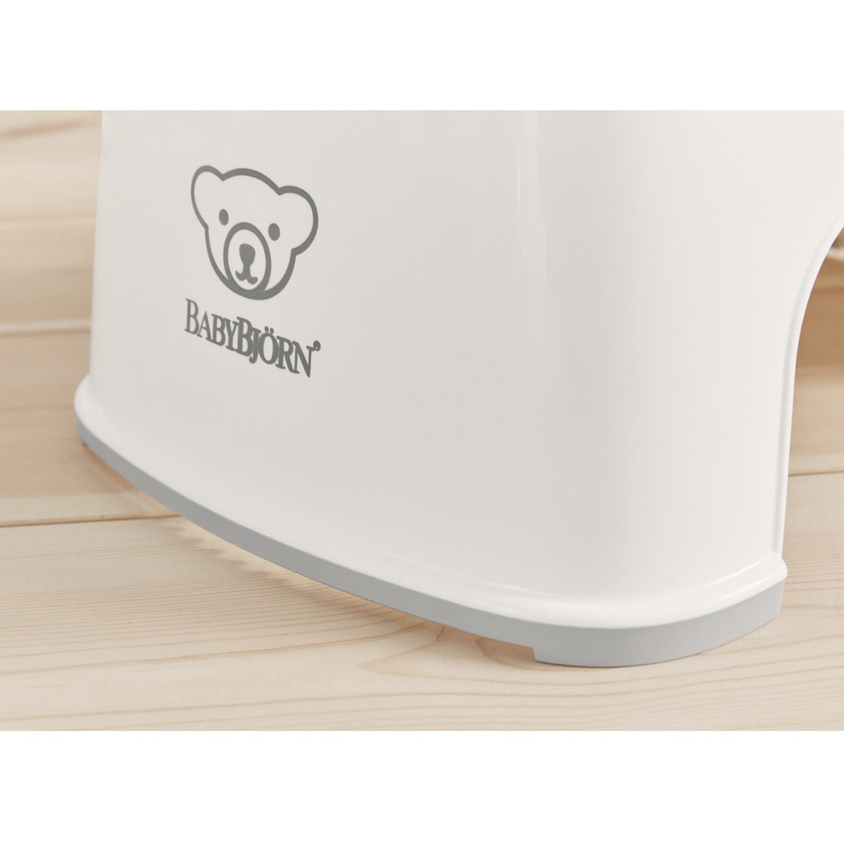 BabyBjörn White/Grey Børnetaburet