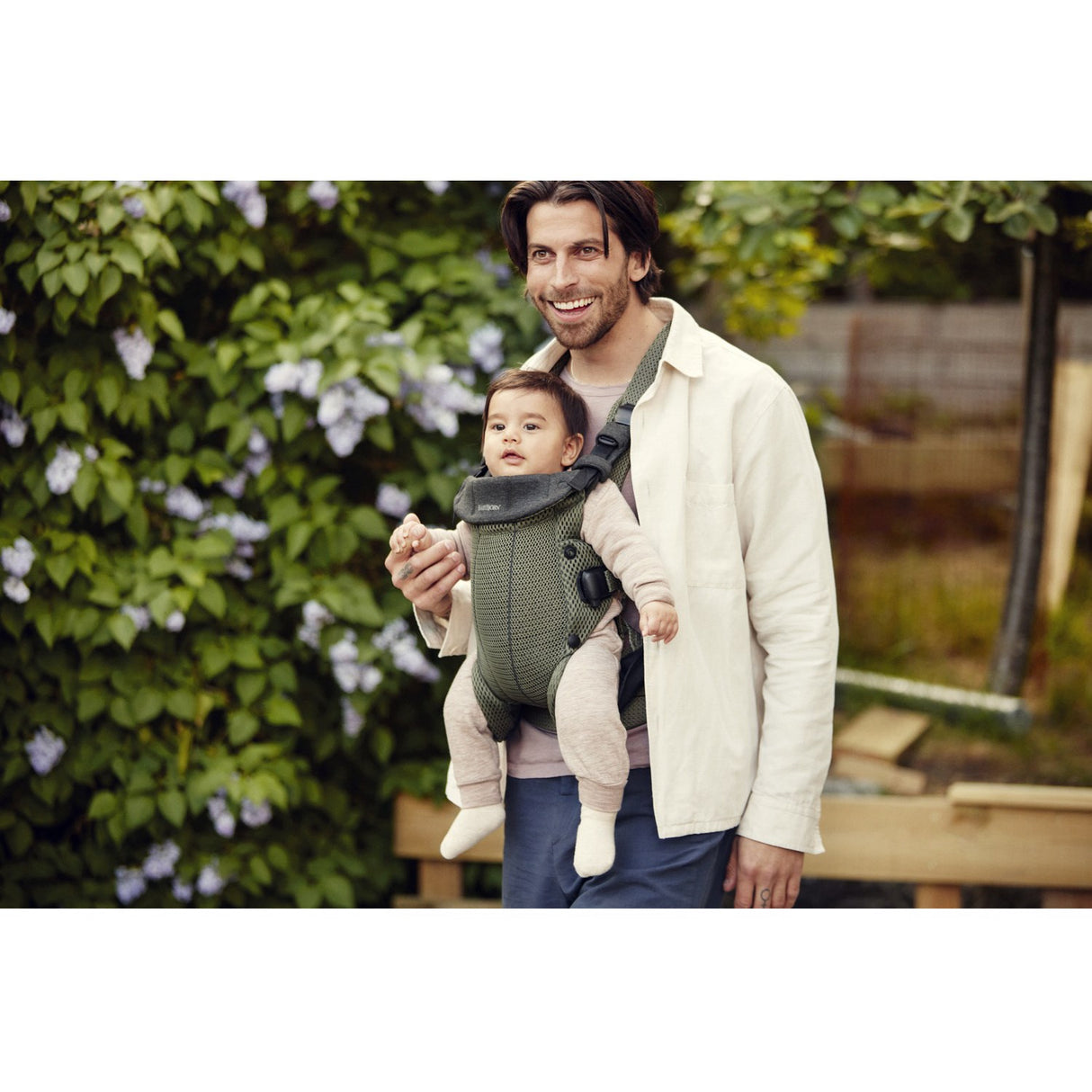 BabyBjörn Dark Green Baby Bärsele Harmony