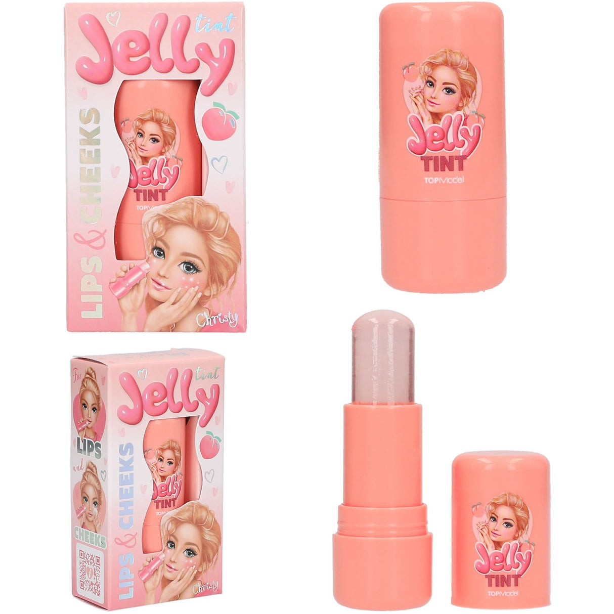 TOPModel Beauty And Me Jelly Stick Cheeks & Lips Peach