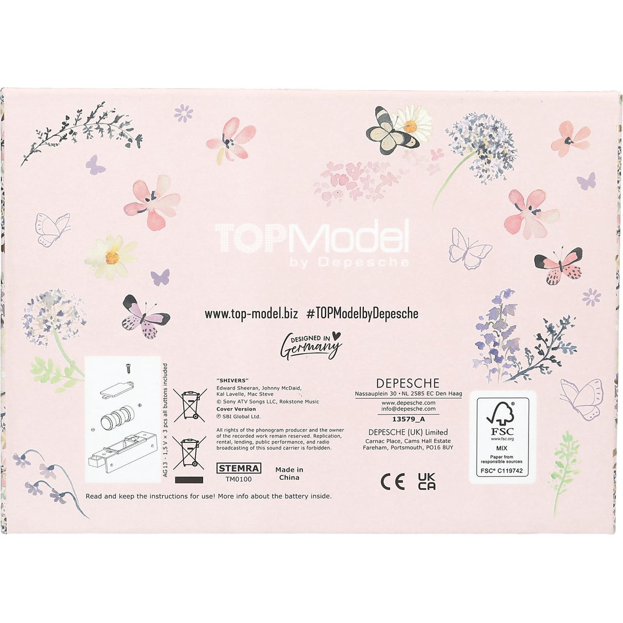 TOPModel Summer Feeling Jewellery Box Med Code Och Sound