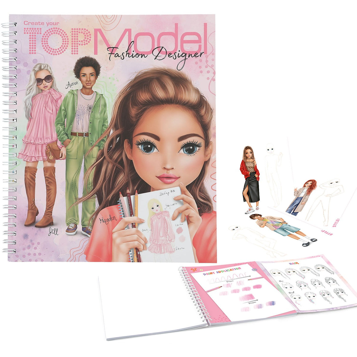 TOPModel Create Your TOPModel Colouring Bok