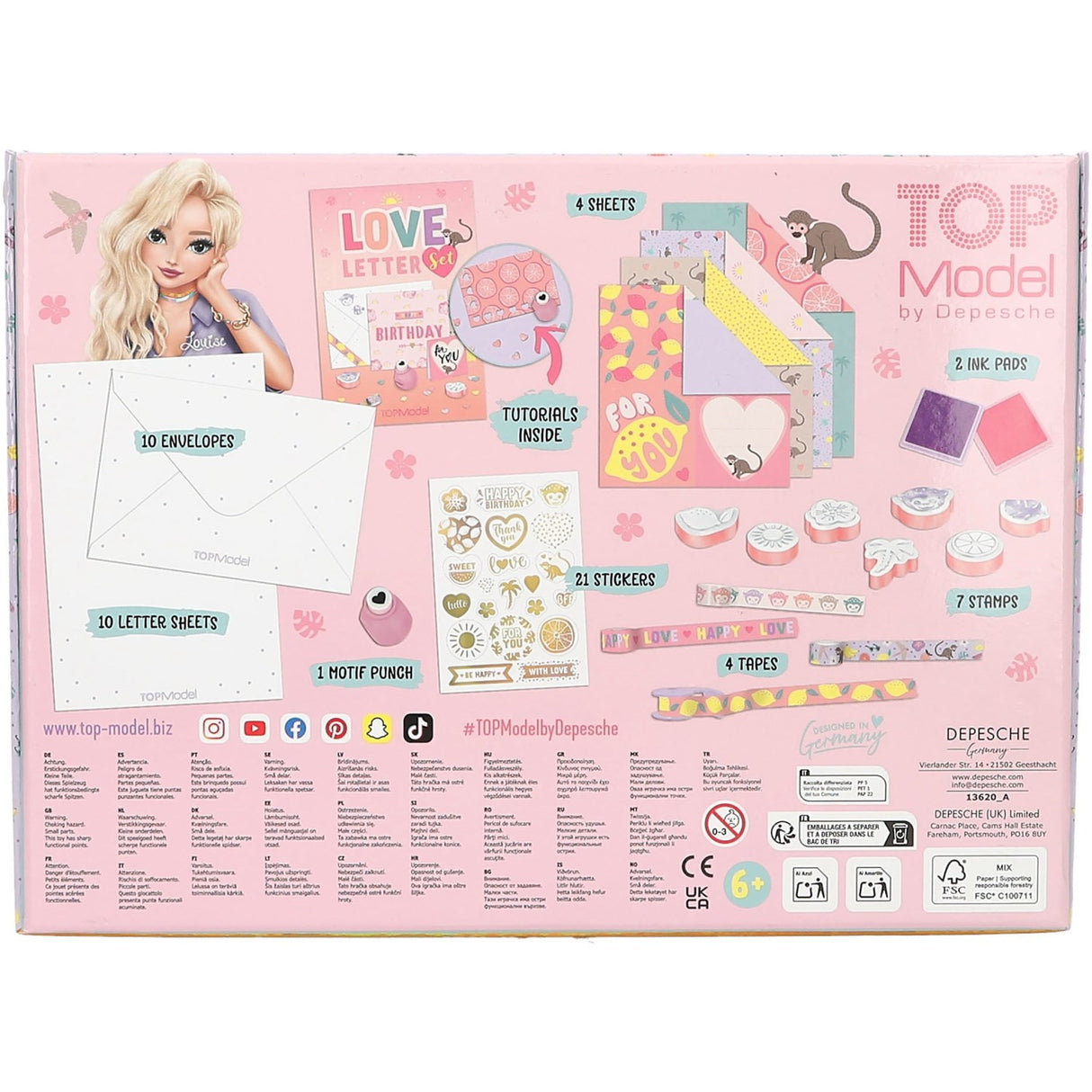 TOPModel Juicy Love Letter Set