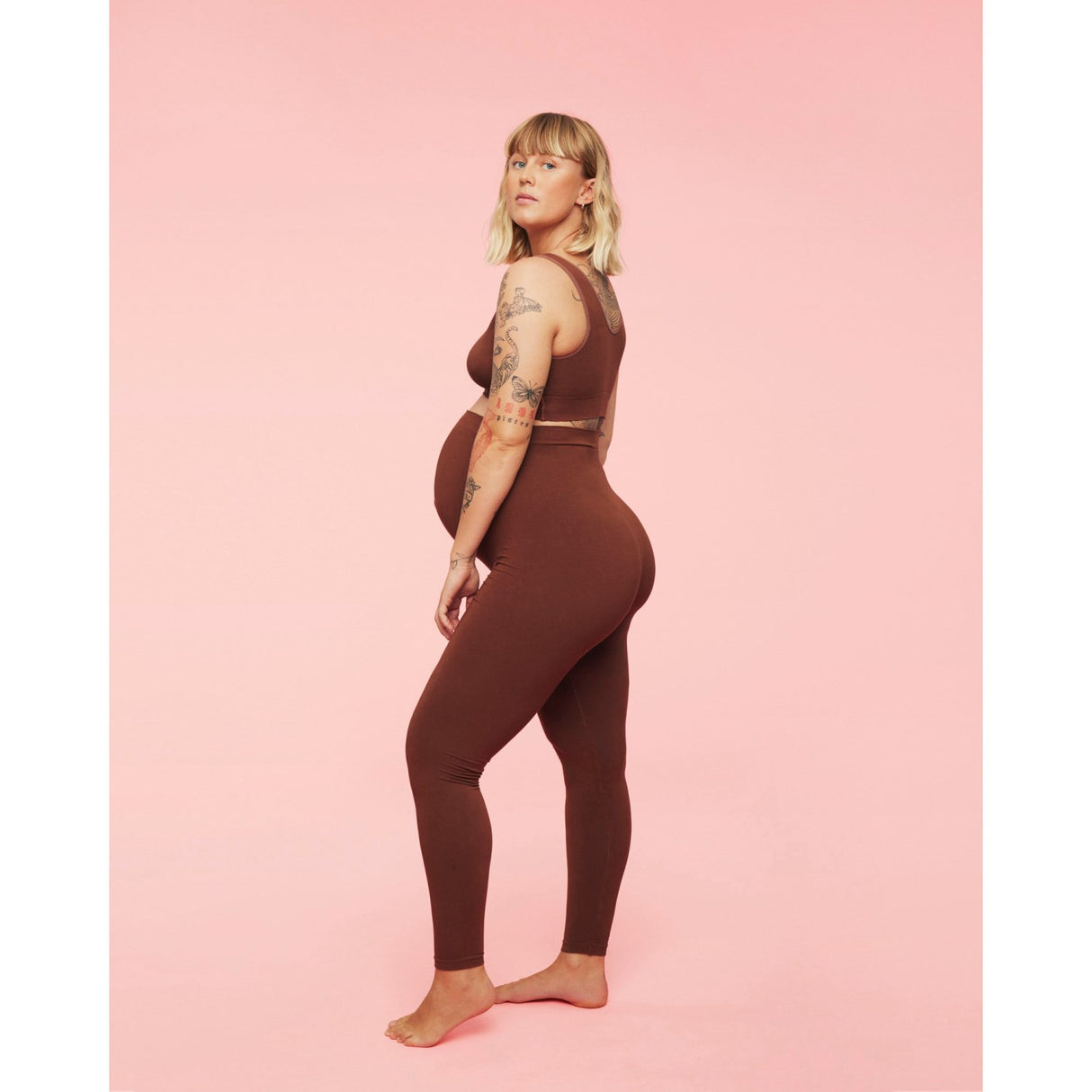 momkind Chocolate Gravid Leggings