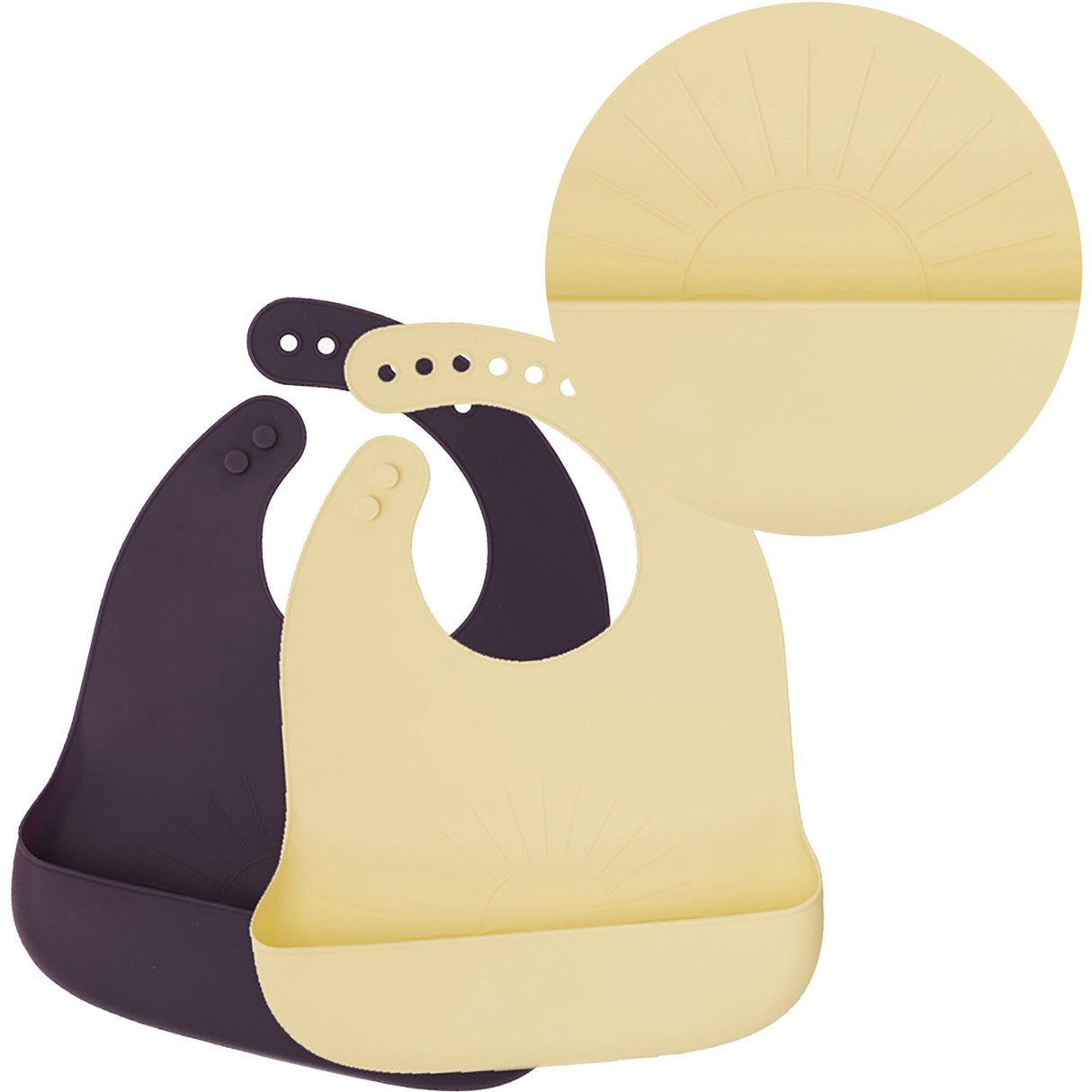 By Lille Vilde Vanilla & Plum Haklapp - Sun 2pcs