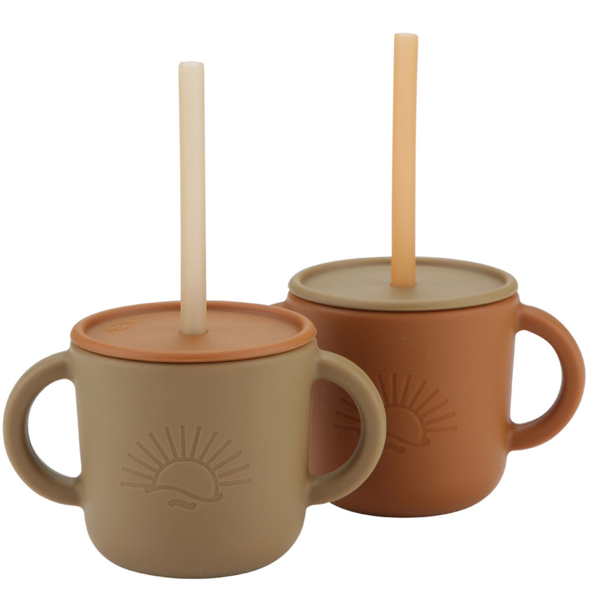 By Lille Vilde Iron & Earth Cups W/lids 2pcs