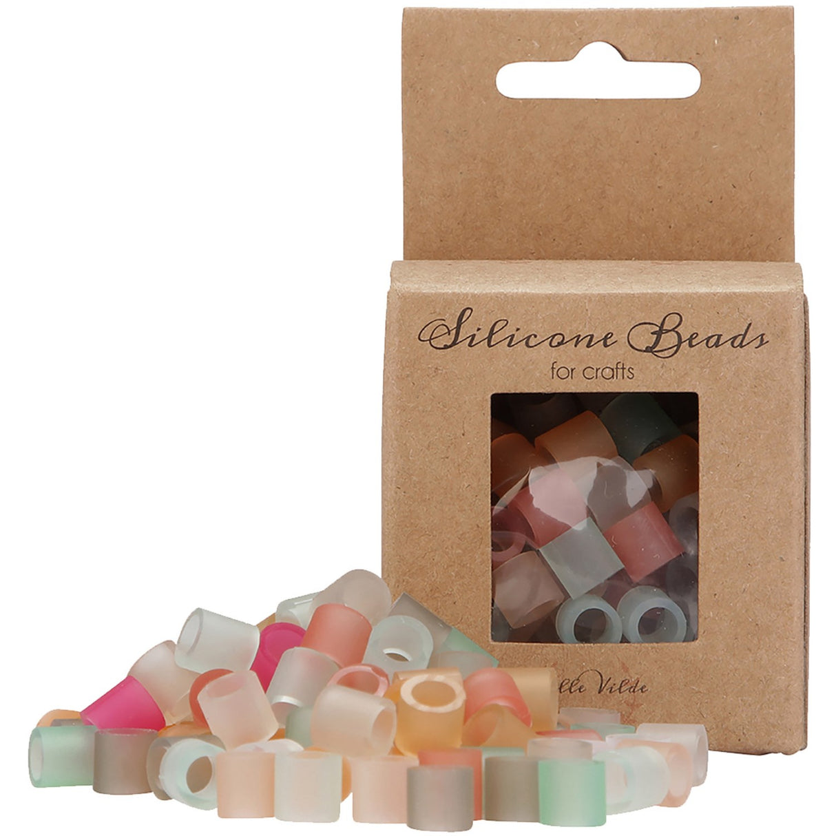 By Lille Vilde Mix Color Silicone Pärlor 100pcs