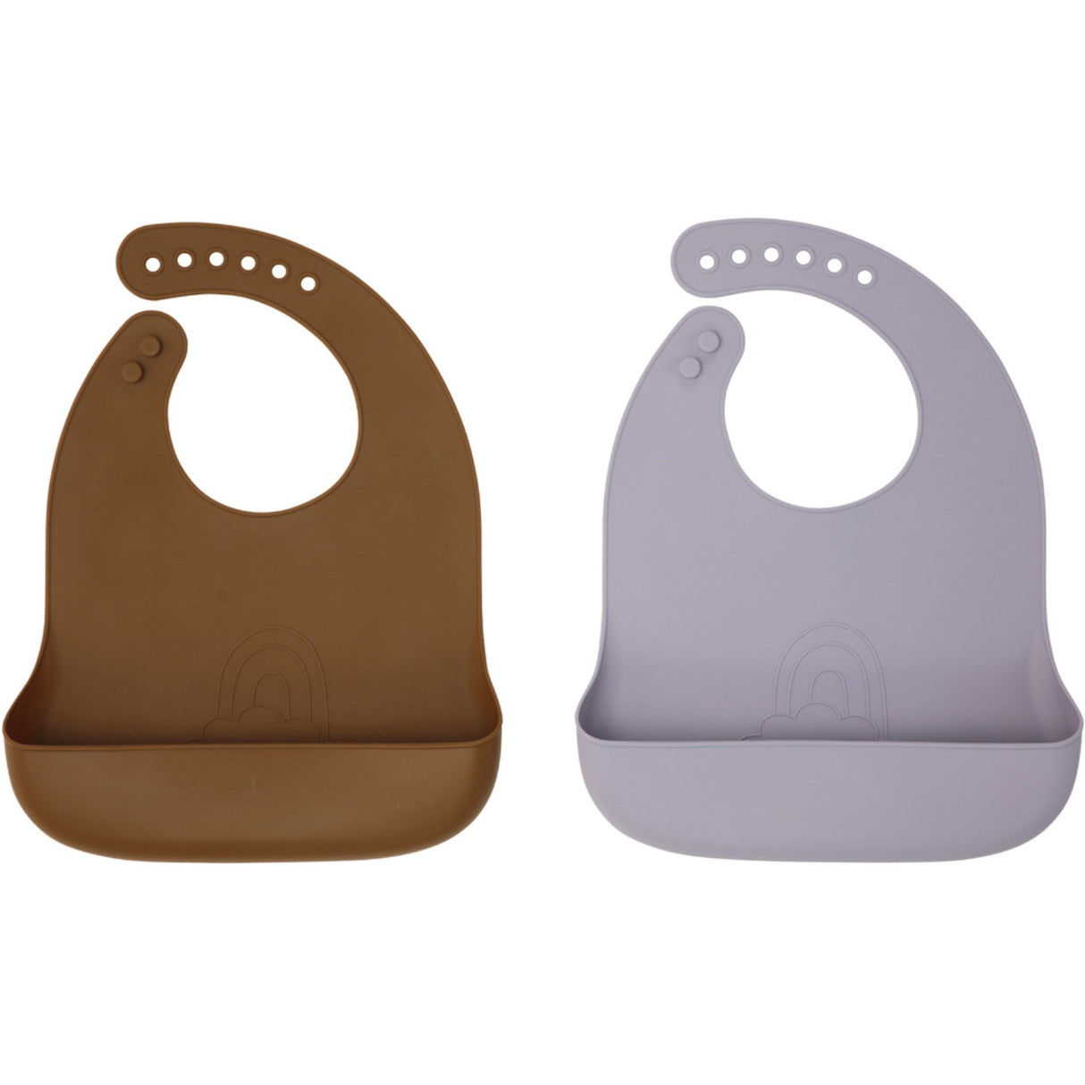 By Lille Vilde Lilac & Cocoa Haklapp - Rainbow 2pcs