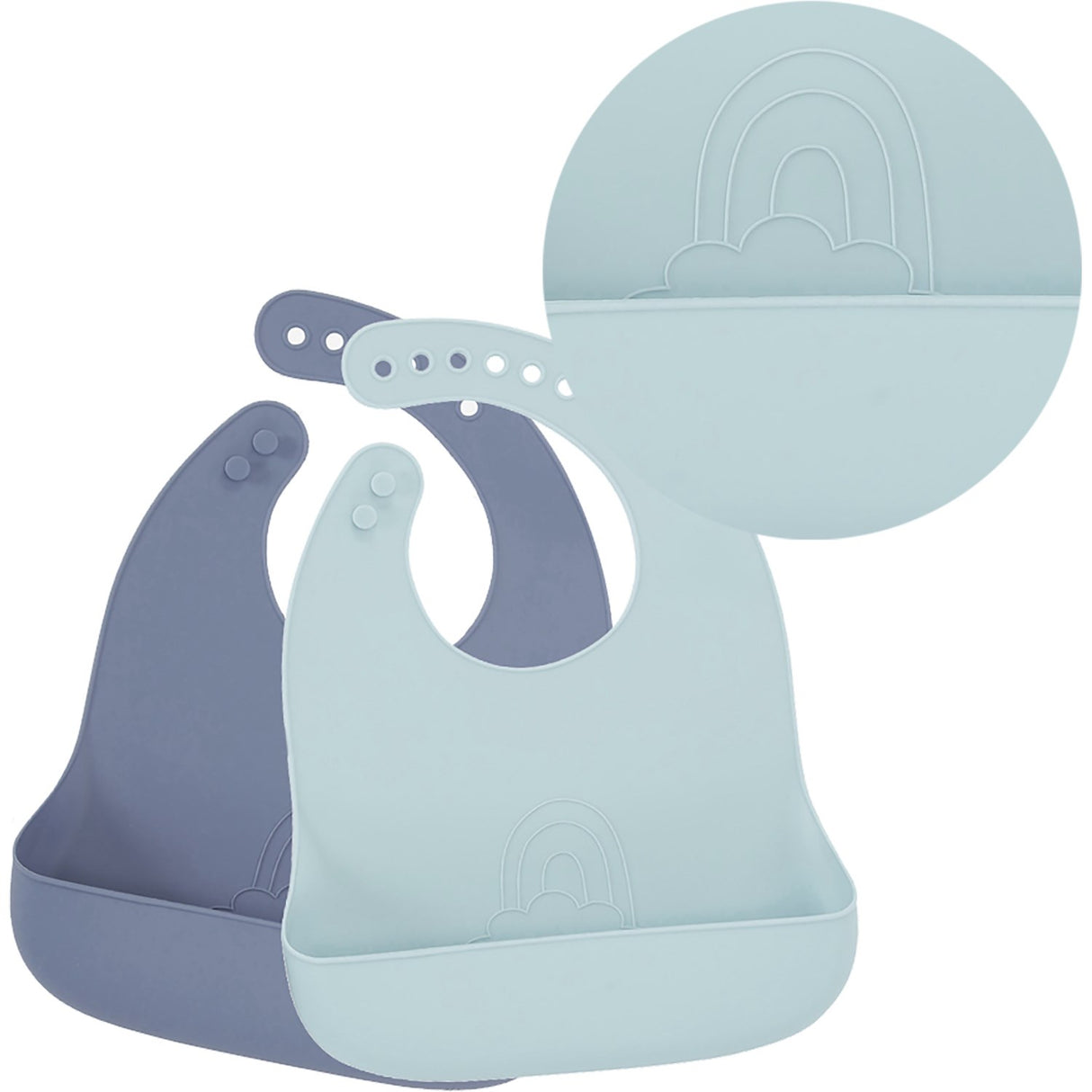 By Lille Vilde Dusk & Sky Haklapp - Rainbow 2pcs