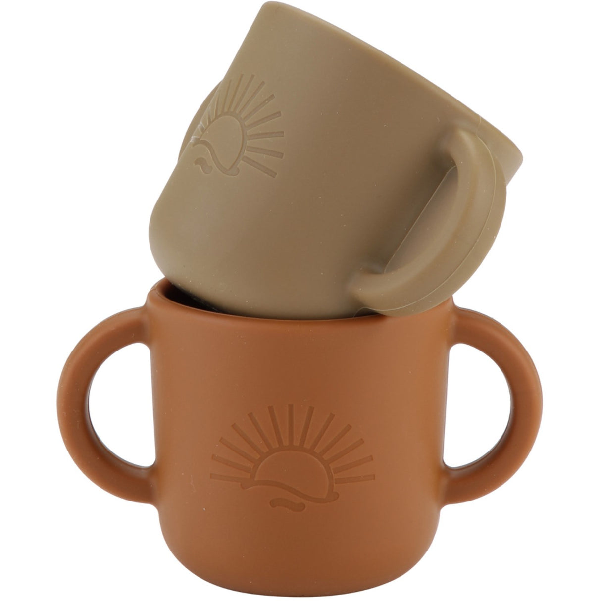 By Lille Vilde Iron & Earth Cups W/lids 2pcs