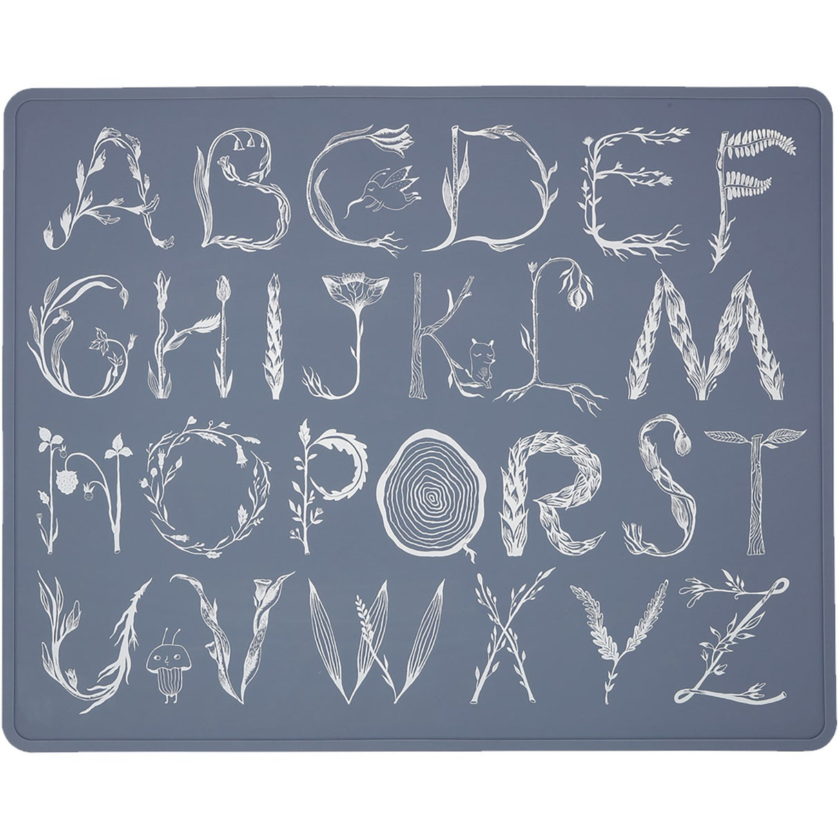 By Lille Vilde Blue Dusk Play Mats - ABC