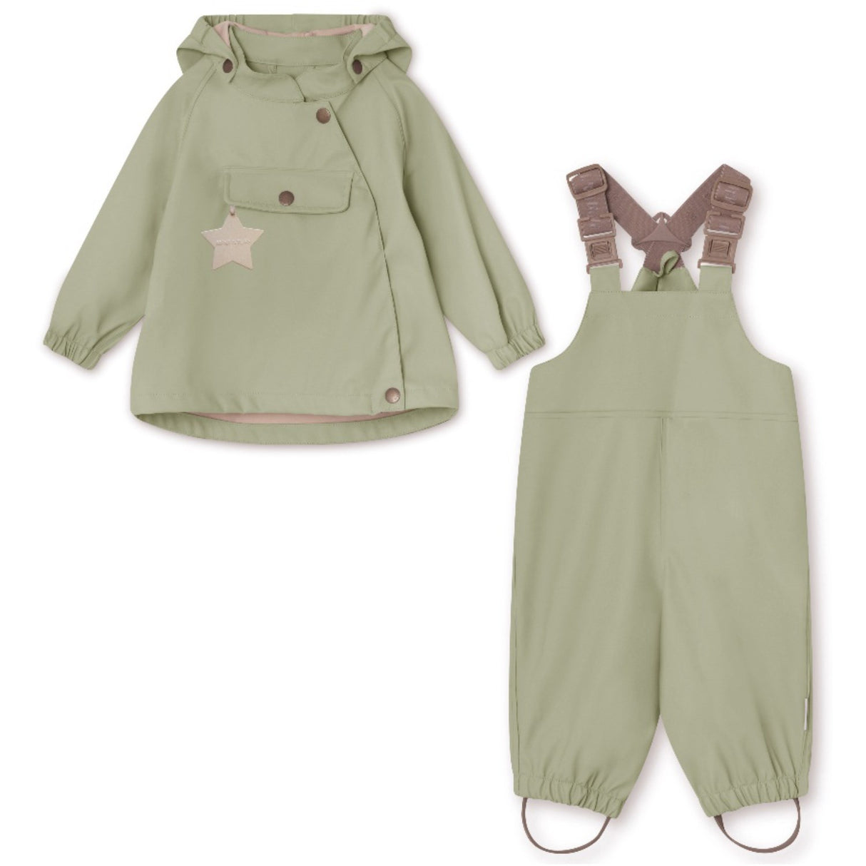 Mini A ture Tea Green Wainis Regn Set. GRS