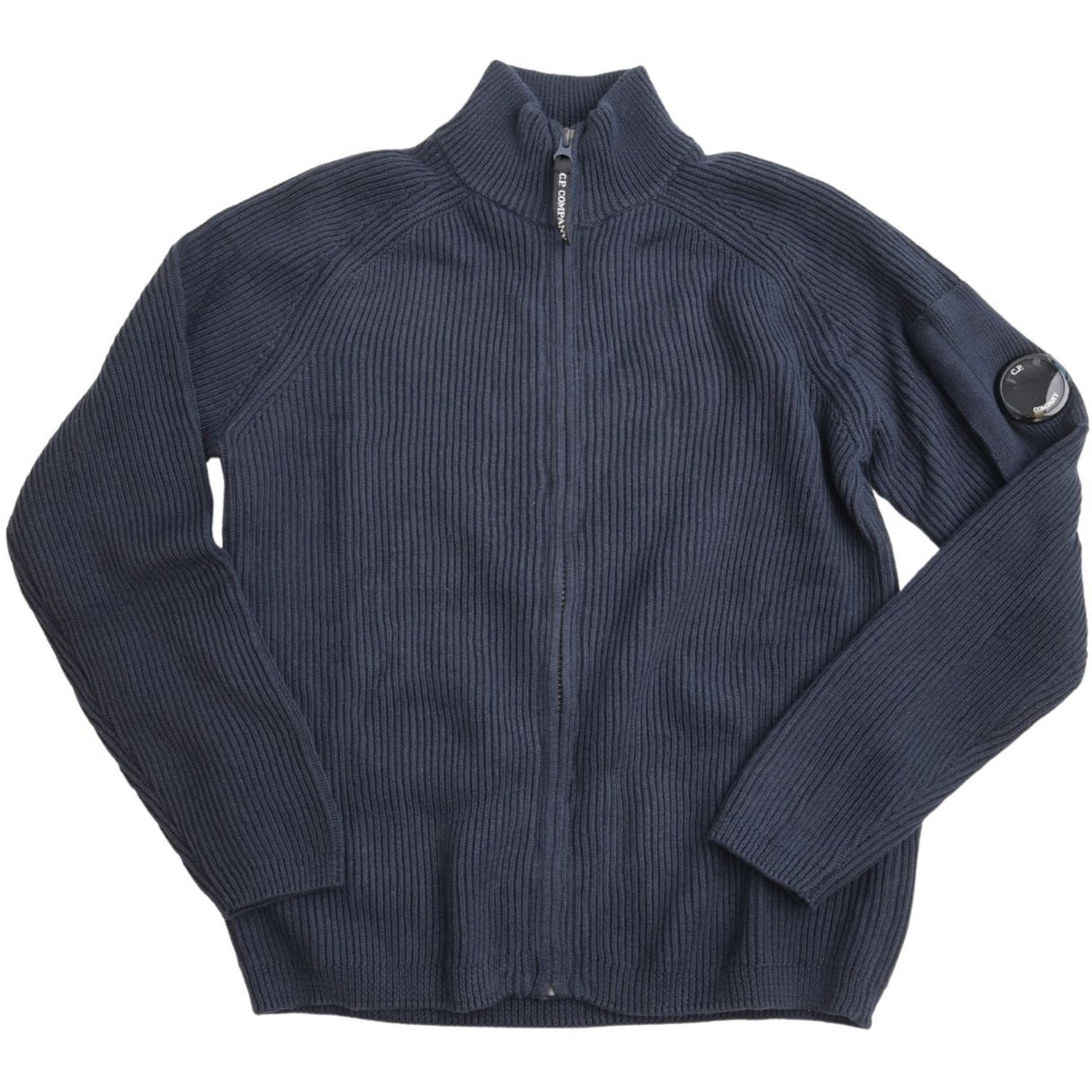 C.P. Company Total Eclipse Blue Tricot Med Zip