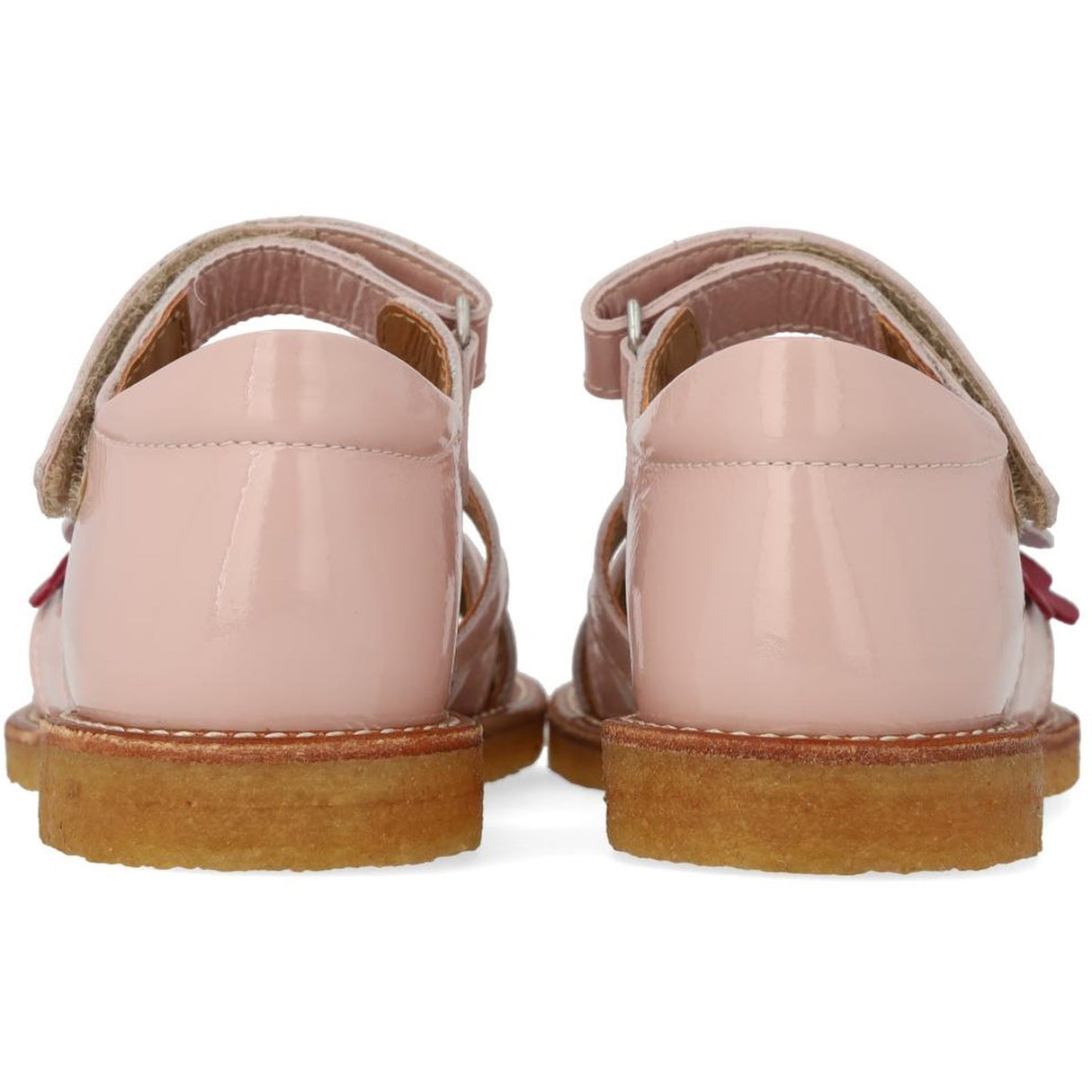 Angulus Rosebud Sandal med Flerfärgade Blommiga Applikationer