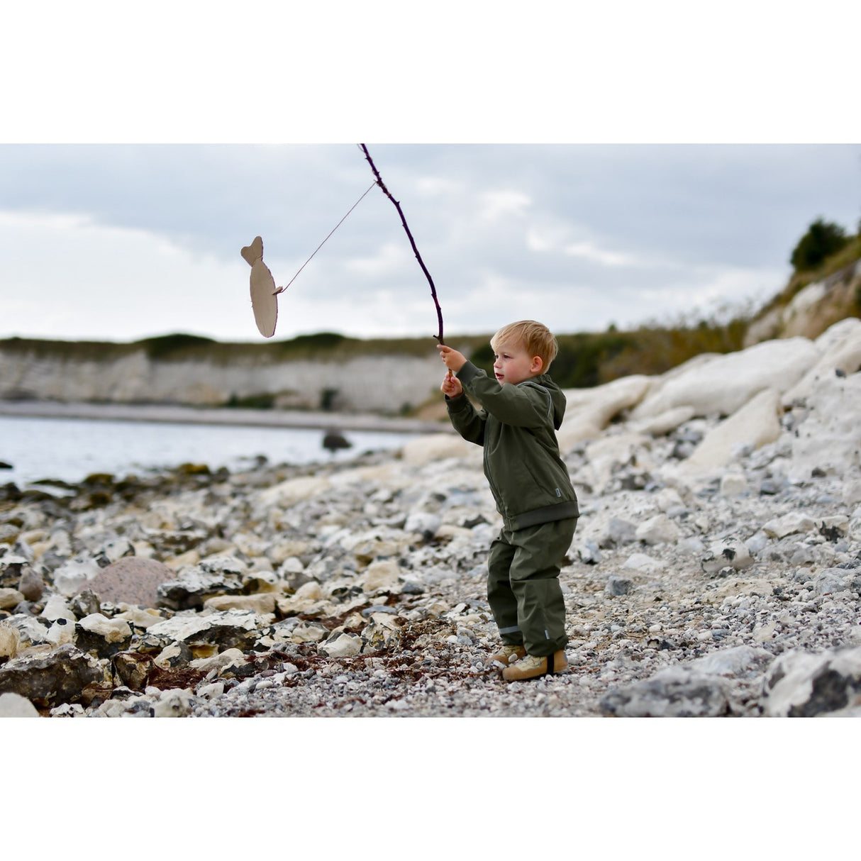 Mikk-Line Dusty Olive Shell Jacka