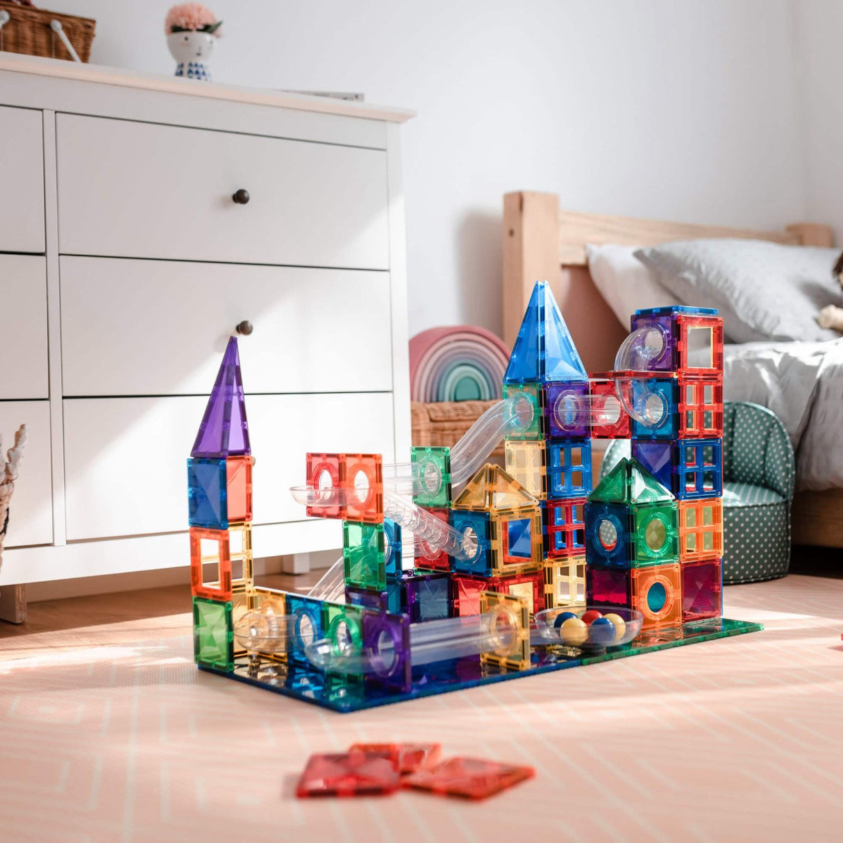 Connetix Rainbow Boll Run Pack 92 Styks