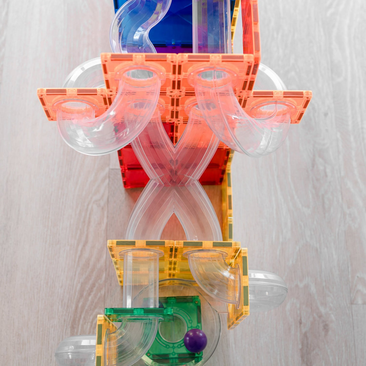 Connetix Rainbow Boll Run Expansion Pack 66 Styks